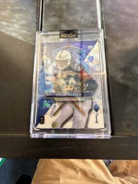 Wild Card Tyler Warren 5 Card Draw Stacked Deck 1/1 Trading Card